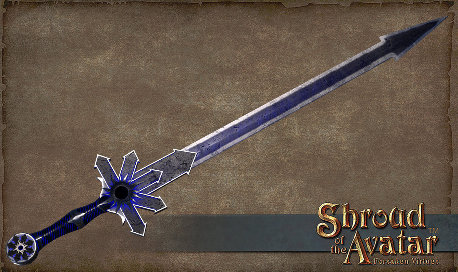 Darkstarr Black Flame Flame 2H Sword